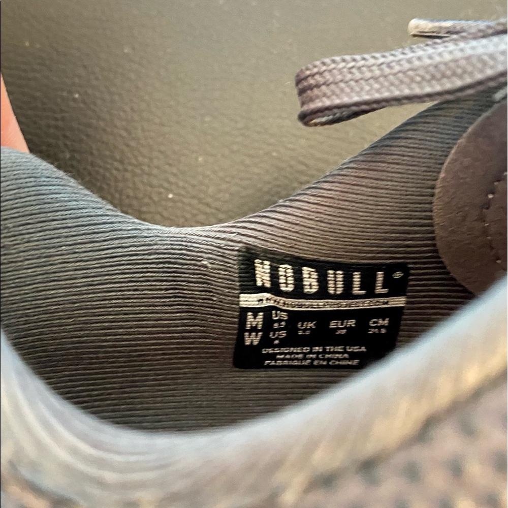 Nobull Grey Patchwork Trainer Size 8 - image 7